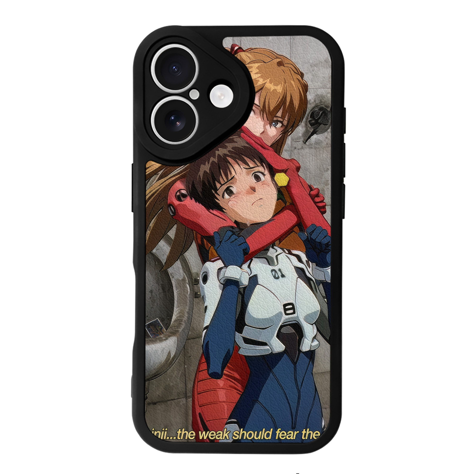 （画像用） EVA 新世紀エヴァンゲリオン 【iPhone 16シリーズ対応】シリコンスマホケース（レザー調） 材質：シリコン